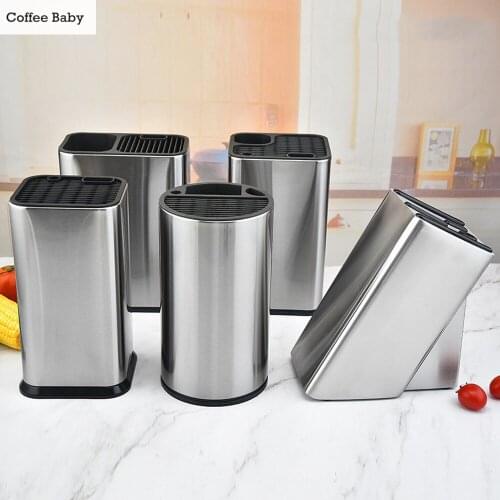 Multifunction Kitchen Stand Holder Stainless Steel Knife Holder Store Tableware Storage Durable Shelf High Kitchen Tools