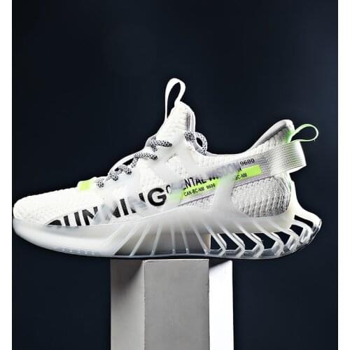Men Shoes Sneakers Comfortable Casual Sports Shoes New Breathable Blade Shoes Lace-Up Running Mesh Fashion Shoes Sneakers