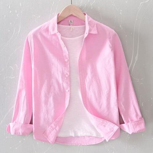 Suehaiwes brand 2020 spring long-sleeved shirt men brand fashion cotton shirts for men casual solid comfortable shirt mens