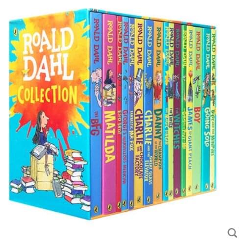6-12 year 16book/set Roald Dahl Collection Children English picture books stories chapters books Childrens English comic books