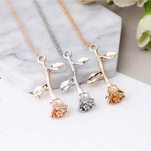 New fashion jewelry exquisite wave personality elegant pendant necklace bohemian jewelry flower female statement necklace