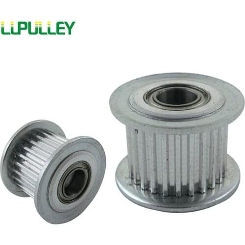 LUPULLEY MXL Timing Belt Idler Pulley 20T Bore 3mm 4mm 5mm With Bearing 3D Printer For 20 Teeth Timing Belt 2PCS/Lot