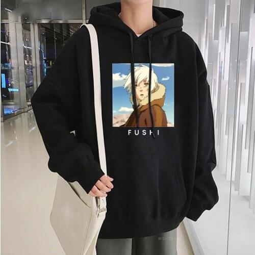 Harajuku Anime To Your Eternity Kawaii Fushi Hoodies Sweatshirts Men Fashion Pullovers Winter Hip Hop Male Long Sleeve Hoodies