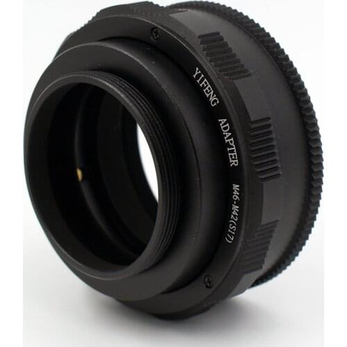 Yifeng M46 to M42 17 - 31mm Adjustable Focusing Helicoid adapter Macro Tube