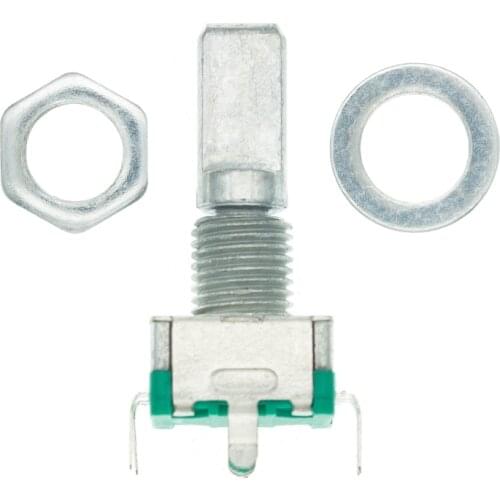 5pcs Rotary encoder,code switch/EC11/ audio digital potentiometer,with switch,5Pin, handle length 20mm