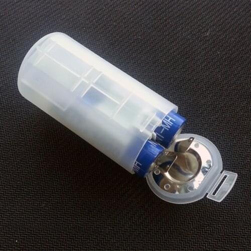 1 piece AA x 2 To D size Type Battery convertor Adaptor AA To D Battery Converter adapter 2 AA battery holder (In Parallel )