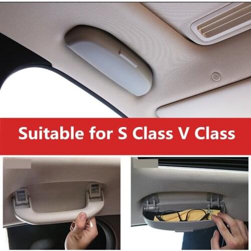 Free Shipping DeHen Car Glasses Case for Benz S Class W222 W221 V Class V260 W639 W638 Car Sunglasses Storage Box Case