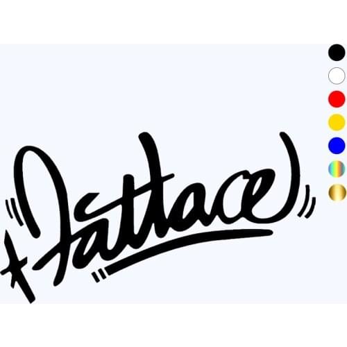 CK3323# funny vinyl car sticker JDM fatlace reflective waterproof cool decal car auto stickers for bumper rear window