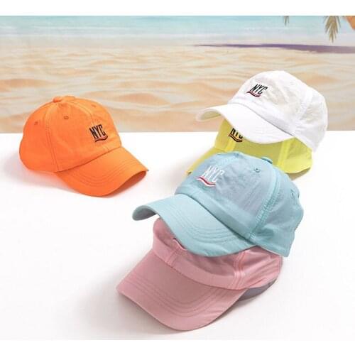 Kids Baby Hat Summer Baseball Caps Children Baby Girls Sun Hat Adjustable Visor Hats Snapback Hip-Hop Hat Peaked cap H275D