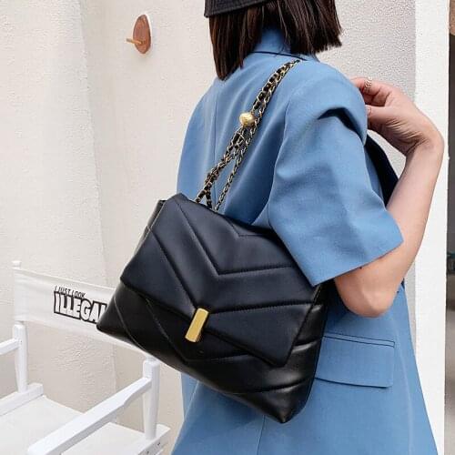Designer Women Small Pu Leather Handbags Chain Shoulder Bag Fashion Ladies Crossbody Bag Brands Female Tote Messenger Bags New