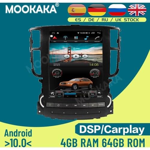 For Acura TL Android 10.0 128G Car Multimedia Player GPS Navigation Auto Radio Stereo Head Unit Recorder Audio DSP