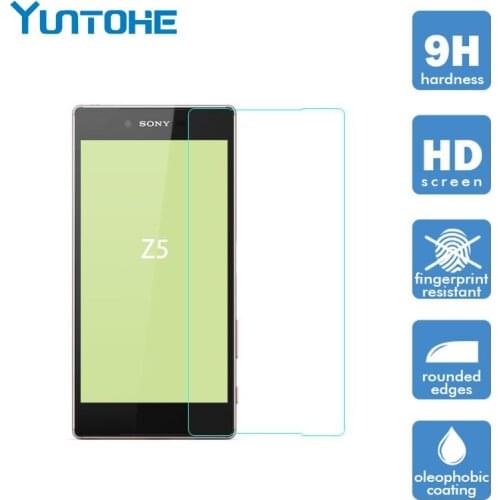 For Glass Sony Xperia Z5 Screen Protector Tempered Glass For Sony Xperia Z5 Glass For Sony Z5 Film100pcs/lot