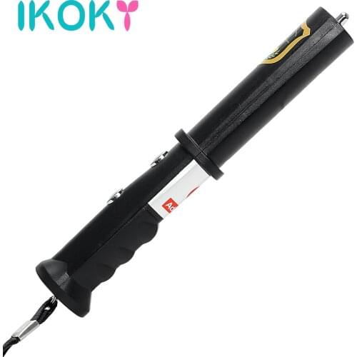 IKOKY Electric Shock Stick Sex Toys for Man Woman Nipple Clitoris Penis Stimulator Electrical Climax G-spot Massage Adult Game