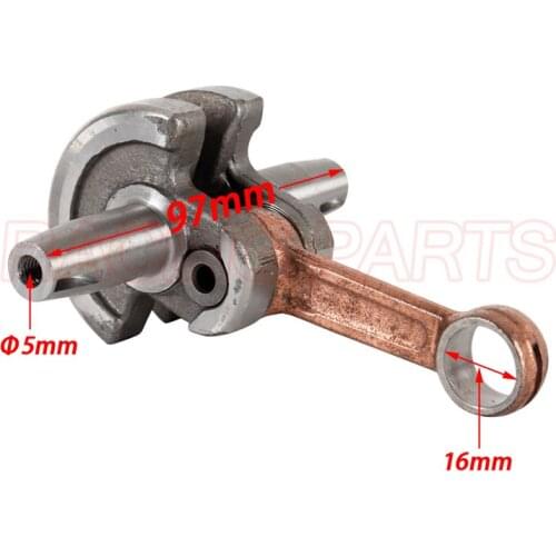 49cc 44-6 pocket bike scooter 2 stroke engine Crankshafts parts Mini dirt bike ATV