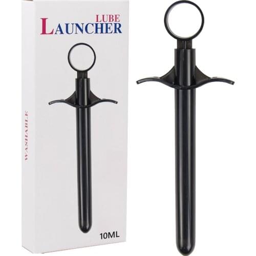 Mini Lubricant Applicator Lube Launcher Anal Lubrication Sex Toys Enema Syringe Vaginal Cleaning Tools