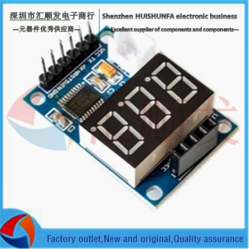 Ultrasonic ranging module HCSR04 test board serial output digital tube display range finder