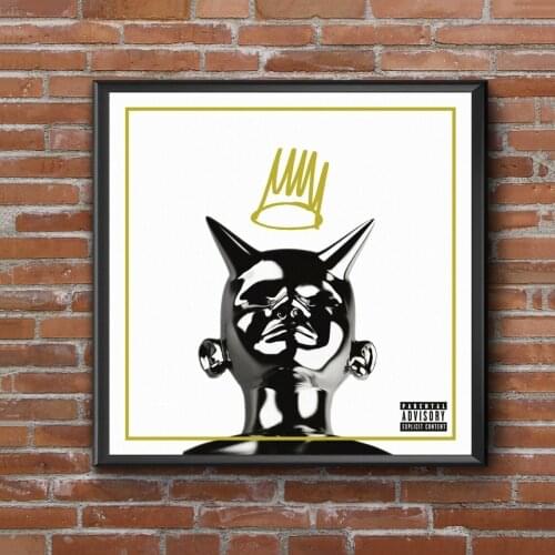 J Cole Born Sinner Music Album Cover Poster Music Singer Star Canvas Poster Wall Painting Home Decoration ( No Frame )