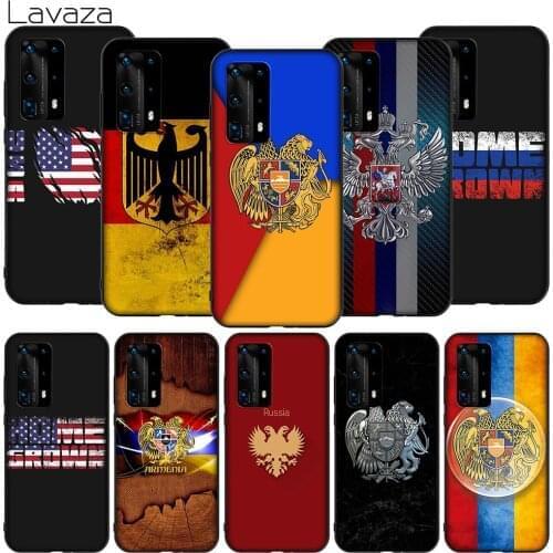 Lavaza K20 Armenia Russia Flag Soft Case for Huawei Mate Nova 2 2i 3 3i 4E 5 5i 5T Smart 6 7 10 20 30 SE Pro Lite