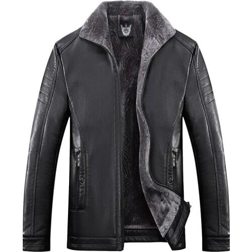 2020 New 4XL luxurious Fashion Man Fur Coat Man Winter Clothes Cashmere Thickening Coat Leather Jacket Keep warm Business Casual