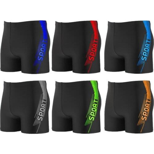 New Swimming Trunks Fast Dry High Elastic Sports Fashion Swimming pants Mens Fast Dry Breathable Swim Trunks Wholesale