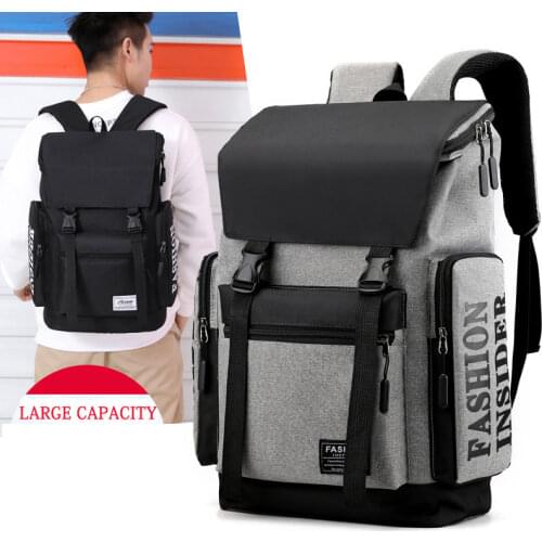 Fishing Backpack Autumn Male Outdoor Sports Breathable Wear-resistant Waterproof Fishing Backpack Simple Travel Backpack X322G
