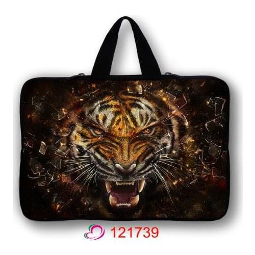 Tiger Head Laptop Bag 13.3 15.4" Case for Macbook Air 13 15 14 15.6 Bag for Macbook Pro 15 touch bar Sleeve