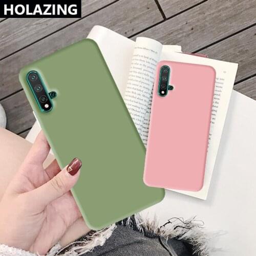 Candy Color Ultra Thin Matte Case For Huawei Nova 5T 5 Pro 4E 3 3E 3i Phone Cover
