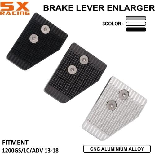 Motorcyle Rear Enlarge Brake Pedal Lever Extension Support Peg Pad For BMW R1200GS R1200LC R1200 ADV 2013 2014 2015 2016 -2018