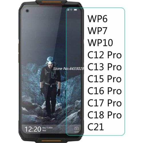 Tempered Glass For Oukitel WP7 WP10 C21 Screen Protector For Oukitel C18 C17 C16 C15 C12 C13 Pro WP 6 7 10 Protective Film Glass