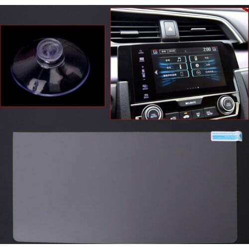 Replacement For Honda Civic 10th 2016 DVD Screen Protector Navigator Protective Tempered Glass Cover Film
