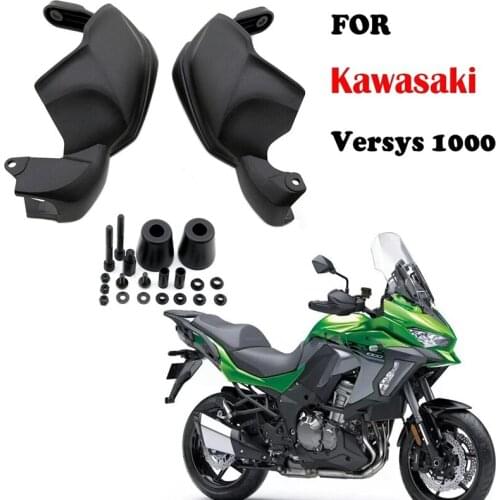 Motorcycle Handlebar Guard Windshield Handguard Protector for Kawasaki VERSYS 1000SE KLE1000 2017-2020