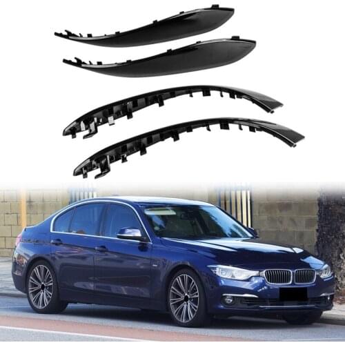 4Pcs Car Inner Door Handle Trim Pull Grab Panel Handle Replacement For-BMW F30 F31 F34 F35 F36