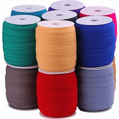 5 Yards 5/8" 15mm Elastic Ribbon Elastic Spandex Satin Band Ties Hair Accessories Lace Trim Sewing Dress Accessories