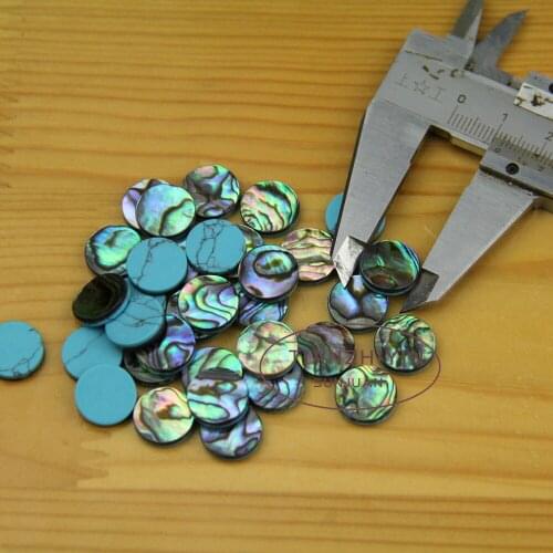 9pcs trumpet finger key buttons for repairing parts new Abalone shell
