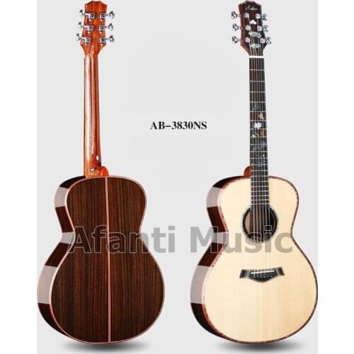 Afanti Music 38 inch Solid Spruce top / Rosewood Back & Sides Acoustic guitar (AB-3830NS)