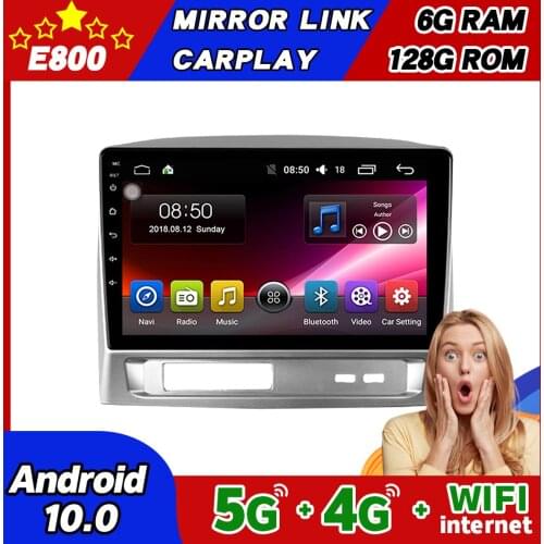 NEW 6GB Ram 128GB Rom 9 Inch 2Din Car Radio Android 10.0 Multimedia Player Autoradio Bluetooth Stereo For Geely MK 2006 2013