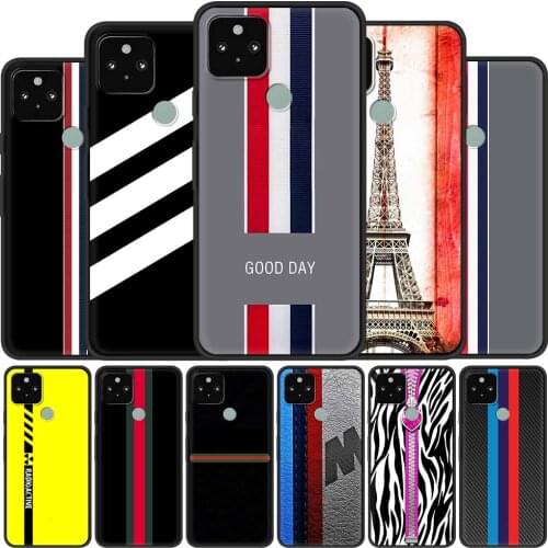 Russia Spain France Line Phone Case for Google Pixel 4 XL 4a 4G 4a 5G Funda Pixel 5 Soft TPU Phone Cover Luxury Coque Capa Bag