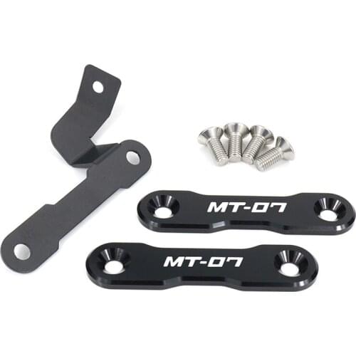 CNC Rear Passenger Peg Holes Cover Footpeg Block Off Plate Fit For Yamaha FZ07 MT-07 2014 2015 2016 2017 2018 2019 2020 2021