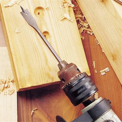 Woodworking Drill Three-Point Horizontal Woodworking Plane Drill Hex Handle Hole Set Flat Drill Wood Board Woodworking Tools