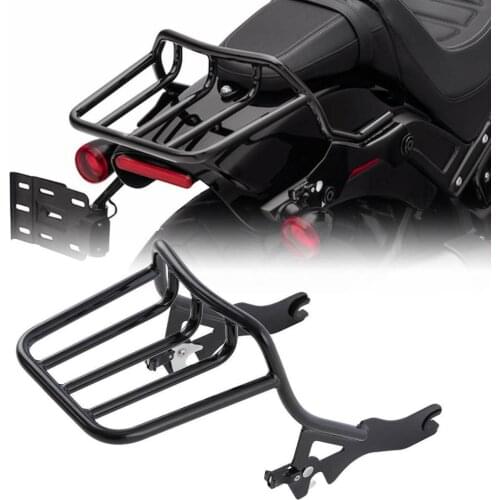 Motorcycle Two-up Luggage Rack For Harley Deluxe FLDE Softail Slim Street Bob 2018-2020 2019