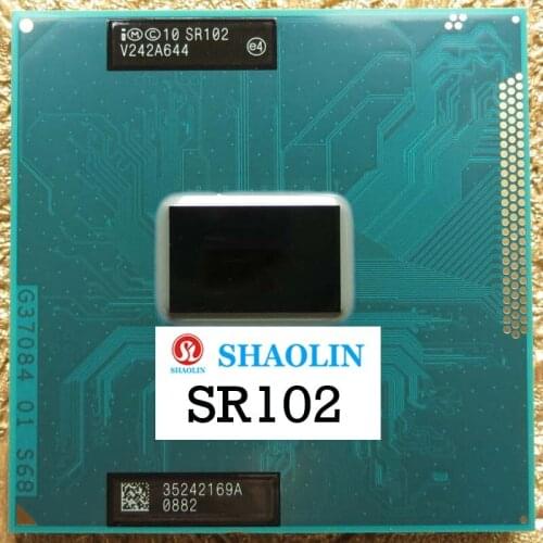 1000M CPU SR102 1.8 GHz Dual-Core Dual-Thread CPU Processor 2M 35W Socket G2 / rPGA988B Original SHAOLIN Official Version