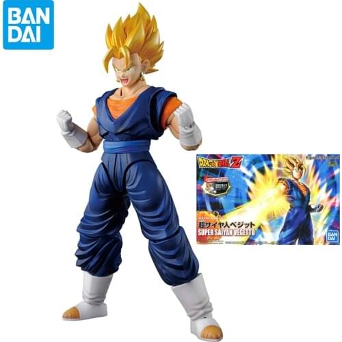 Bandai Assembled Model Figure-rise Dragon Ball Super Saiyan Vegetto Action Figure Gundam Decoration Toy Childrens Birthday Gift