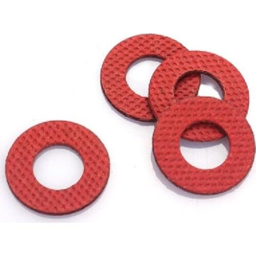Red steel paper gasket fast bus meson fastening non-slip insulation gasket M2M2.5M3M4M5M6M8*5 6 7 8 10 12 16 thick 0.5 0.8 1.0