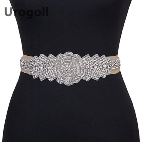 Fashion Women Rhinestone Belt Crystal Bridal Belt Wedding Bridal Sash Belt Wedding Dress Belt Party Girl Jewelery Accessories