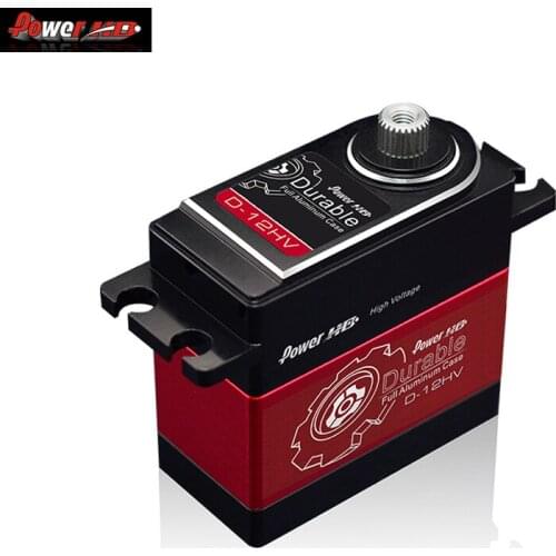 POWER HD D-12HV 12KG Coreless Motor Digital Servo Titanium & Alu Gear Torque for Rc Drone Rc Robot