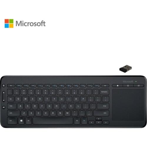 Microsoft Wireless All-in-One Multimedia Keyboard Media Multipoint Touch Board Wireless Touch Keyboard
