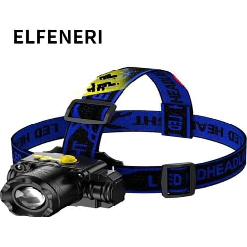 LED Strong Light Headlamp Rechargeable Lantern Zoom Camping Long-range Head-mounted Flashlight Super Bright Night Fishing