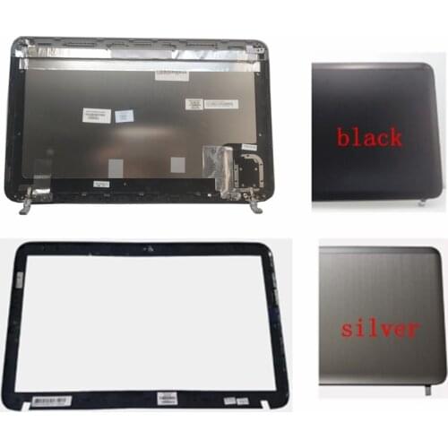 99 new LCD back cover/LCD front bezel For HP Pavilion DV6 DV6-6000 665288-001 640417-001 silver/black