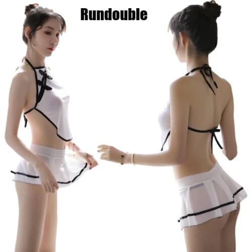 Sexy Lingerie Dudou Nightwear Women Ladies Gift For Chinese Bellyband Traditional Open Crotch Thong Nightdress Wholesale