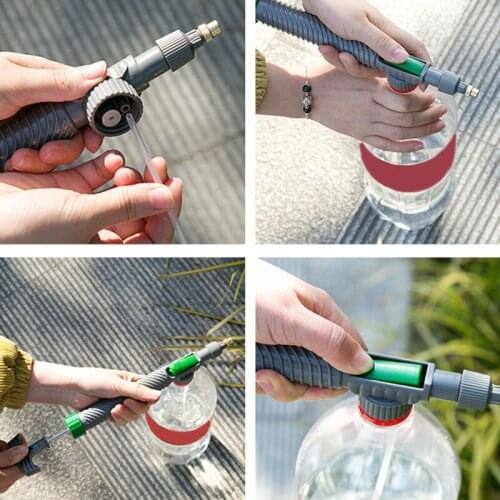 Garden Sprinkler Watering Can Pressure Atomizing Nozzle Garden Washer Watering Spray Cleaning Tool Garden Household Accessories